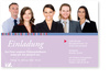 Einladung, Firmenjubil�um, lila