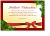 stilvoll, Rot, weihnachtlich, Ornament, Firmendanke, Gesch�ftspartner