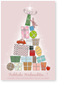 gabenbaum, rosa, weihnachten 