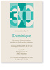 30. Geburtstag, mint, modern