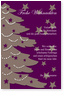 Lila, violett, Weihnachtsbaum
