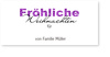 Ornamentschrift, lila