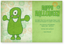 Halloween, Kinderparty, Monster, Gr�n