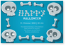 halloween, knochenfreunde, einladung