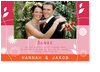 dankeskarte, hochzeit, blumenmeer