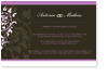 Hochzeit, floral, cassis