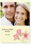 Kirschbl�ten,  gelbe Einladungskarte, Rosa, hochzeitseinladung, Blumenmotive
