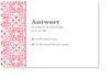 Ornamenttapete, Antwort, Lachs