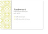 Ornamenttapete, Antwort, Olive