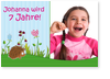 Igel, Blumenbeet, Kindergeburtstag, M�dchen, Wiese