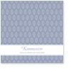 Kommunion, Einladung, Einladungskarte, Junge, Bl�tter, blau