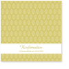Konfirmation, gelb, Einladungskarte, Klappkarte, Bl�tter, quadratisch