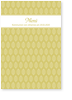 Men�karte Konfirmation, gelb, wei�, Fr�hling