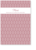 Men�karte Konfirmation, ros�, altrosa, Tischdekoration, Konfirmationstafel