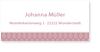 Adressaufkleber personalisiert, gestaltete Etiketten, rosé, Mädchen