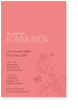 Kommunion, Lachsfarben, Floral, Ornament