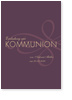 Kommunion, Einladung, lila