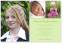 Konfirmation, elegant, Gr�n