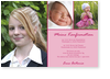 Konfirmation, elegant, Pink