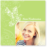 Konfirmation, gr�n, Taube, geschm�ckt, Element