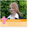 Konfirmation, Einladung, Kreuz, verspielt, gr�n, t�rkis
