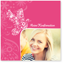 konfirmation, pink, taube, element