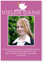 Konfirmation, Danke, T�ubchen, Rosa