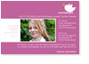 Konfirmation, Taube, rosa