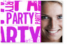 Party, pink, Foto, Einladung