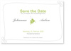 Save the Date, Hochzeitseinladung, Glocken, elegant, gr�n