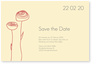 save the date, rosen, lachs