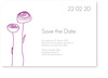 save-the-date, Rosen. lila