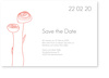save-the-date, Rosen, rose
