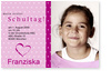 Einschulung, rosa, Herz