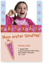 Einschulung, Schult�te, pink