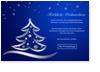 Weihnachtszeit, blau, Firmen Weihnachten