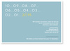 Silvester, Countdown,hellblau