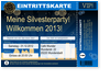 Silvesterparty, Einladungskarte, pers�nlich