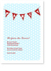 Wimpelkette, Sommerparty, t�rkisrot