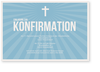 Kreuz, Himmelblau, Konfirmation