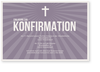 Kreuz, Flieder, Konfirmation