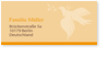 Adressaufkleber, Taube, goldbeige