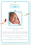 Taufe, V�gelchen, blau