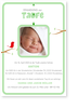 Taufe, V�gelchen, gr�n