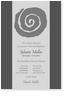 Trauer, Spirale, grau