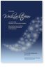 weihnachtsfeier, einladung, blau, weihnachtsfl�gel