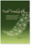 Fl�gel, Sterne, Weihnachtsgr��e,Tannengr�n, gesch�ftlich, Weihnachtskarte