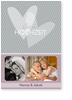 zwei herzen, silberhochzeit, einladung, ros�