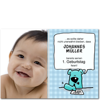 1. Geburtstag kleiner Schreibb�r