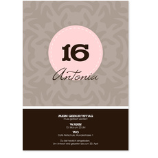 Sweet Sixteen - Zartbitter